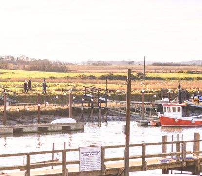 river near the harbour inn